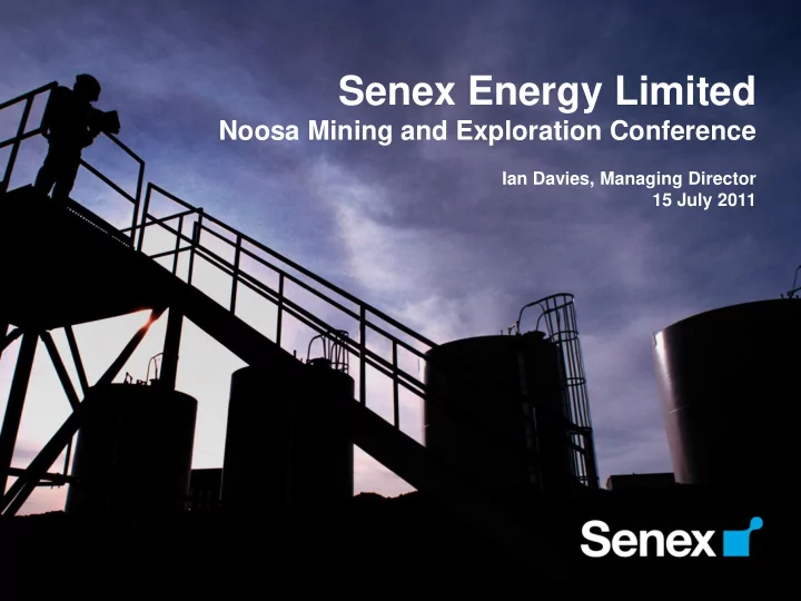 senex energy limited