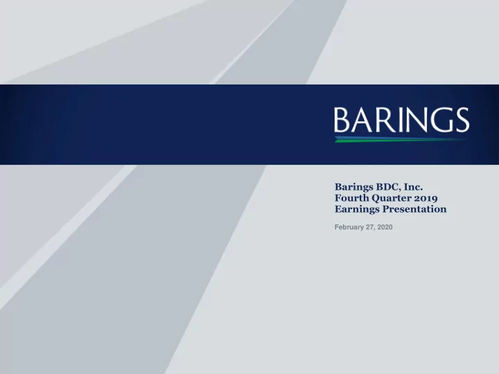 barings bdc inc