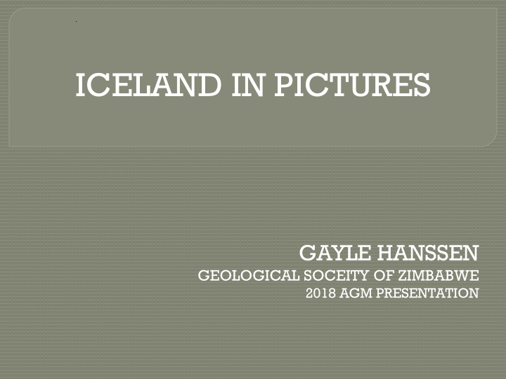 iceland in pictures