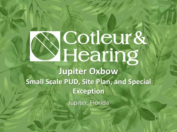 jupiter oxbow