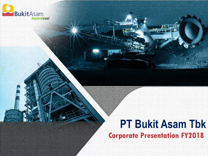 pt bukit asam tbk