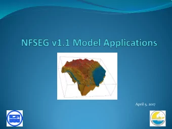 April 5, 2017  1  NFSEG v1.1 Applications  Minimum Flows and Levels  Status Assessments