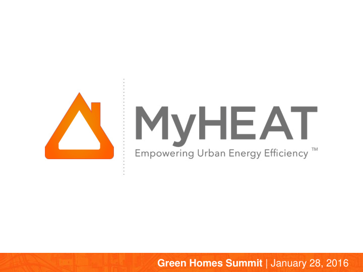 green homes summit january 28 2016