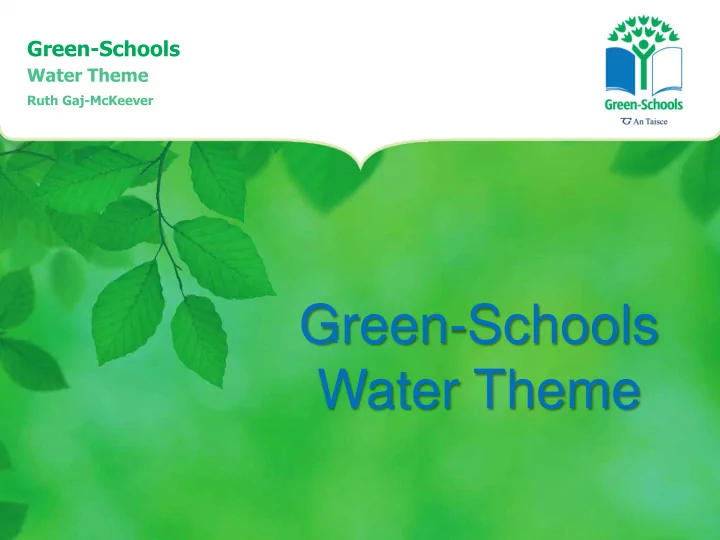 green schools