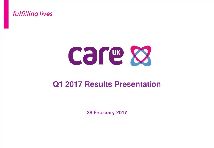 28 february 2017 disclaimer this presentation is not an