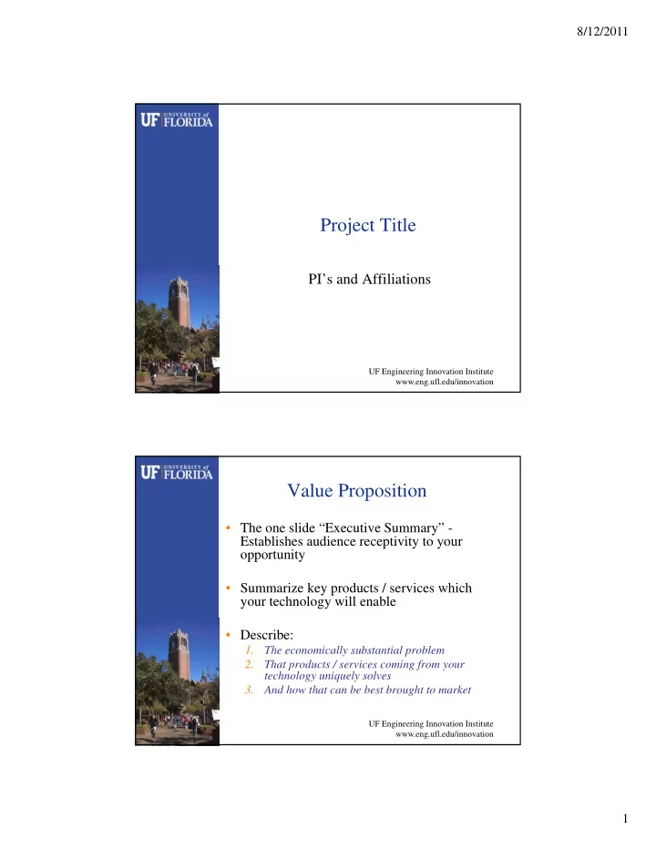 project title
