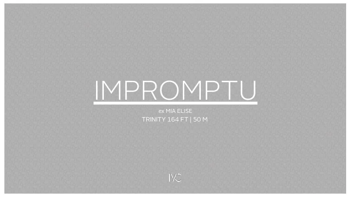 impromptu