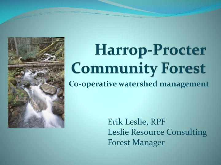 leslie resource consulting