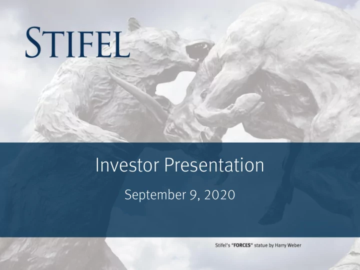investor presentation