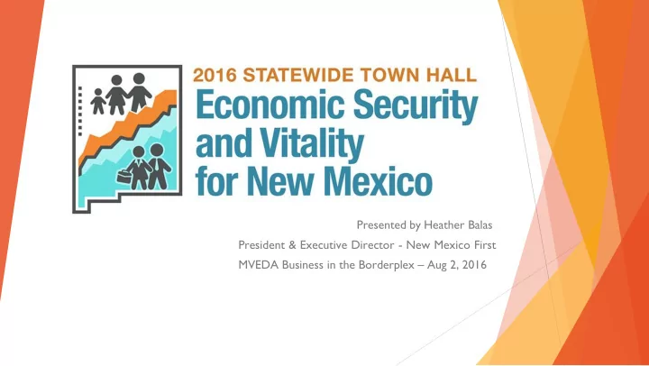 presented by heather balas president executive director
