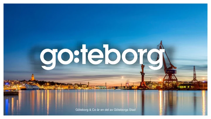 g teborg co r en del av g teborgs stad g teborg co