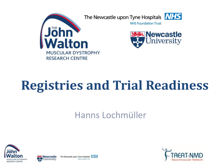 registries and trial readiness