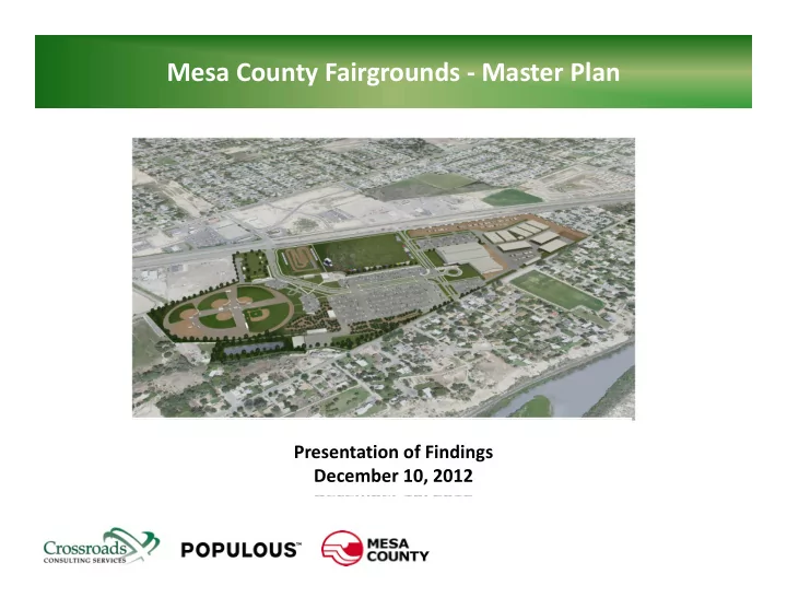 mesa county fairgrounds master plan