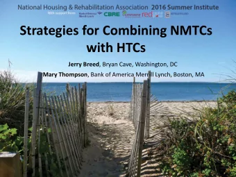 with HTCs Jerry Breed , Bryan Cave, Washington, DC Mary Thompson , Bank of America Merrill Lynch,