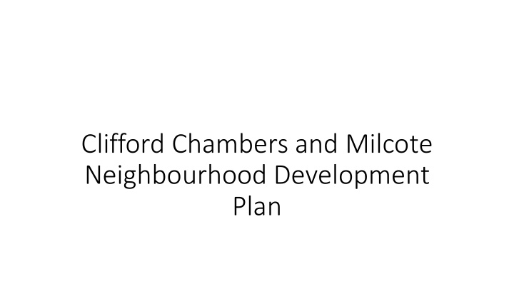 neighbourhood development