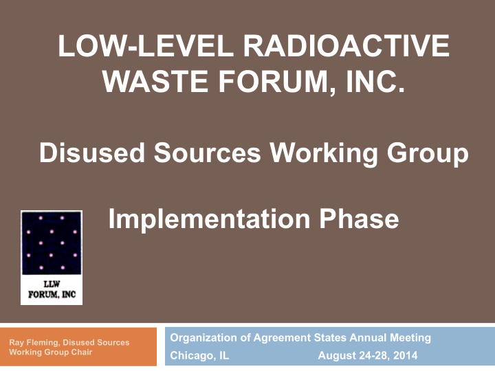 low level radioactive waste forum inc
