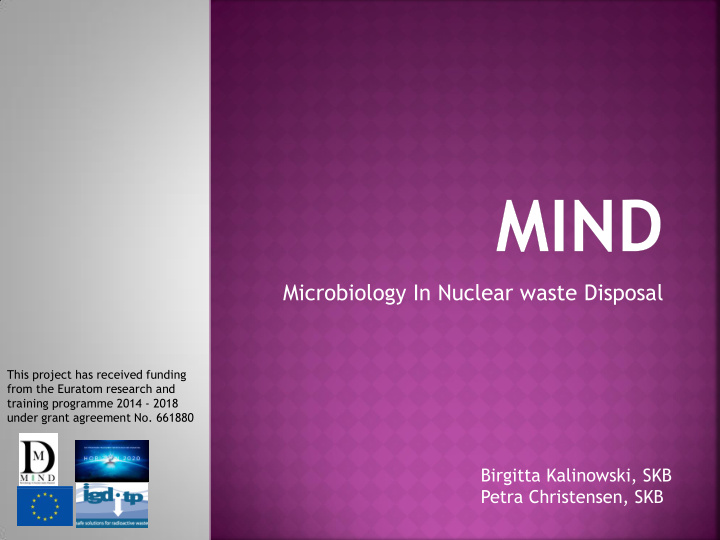 microbiology in nuclear waste disposal