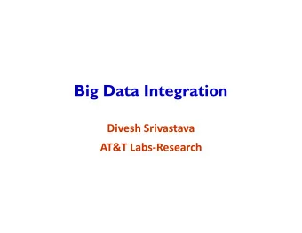 Divesh Srivastava  AT&amp;T