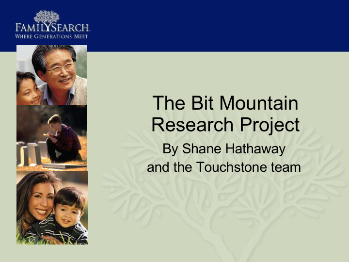 the bit mountain research project