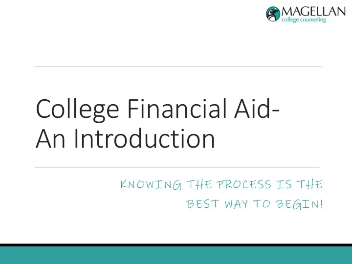 college financial aid