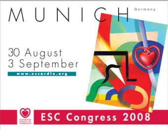 I ndustry Site Visit, October 2 0 0 7  I ndustry Site Visit, October 2 0 0 7  ESC Congress figures