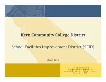 CFW  Caldwell Flores Winters, Inc.  Facilities Planning, Public Finance, Program Administration