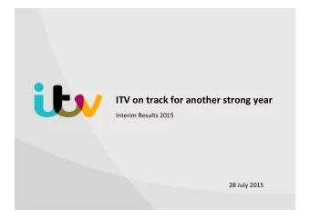 Interim  Results  2015           28  July  2015    Agenda    2015