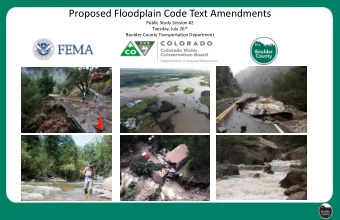 Floodplain Code Revisions: Introduction  Schedule:  15 September August 17, 2016 :  September 1,