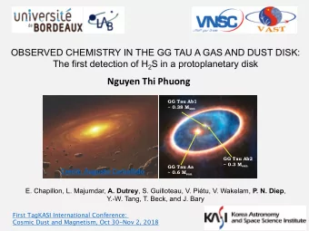 Nguyen Thi Phuong  GG Tau Ab1 ~ 0.38 M sun  GG Tau Ab2 ~ 0.3 M sun  GG Tau Aa  Credit: Augusto