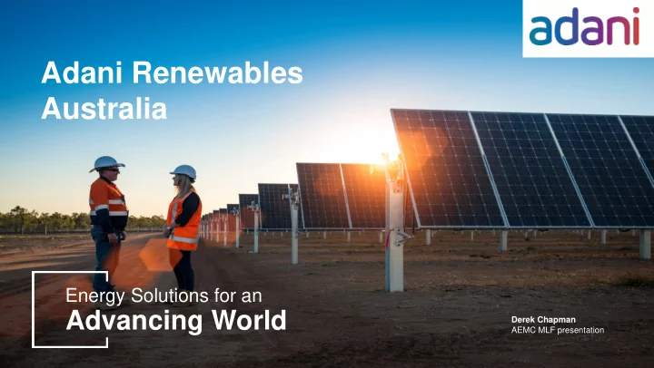 adani renewables australia