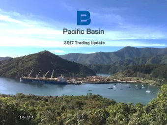 12 Oct 2017  Market Rates Development YTD 2017 Supramax Market Spot Rates in 2016-2017 Handysize