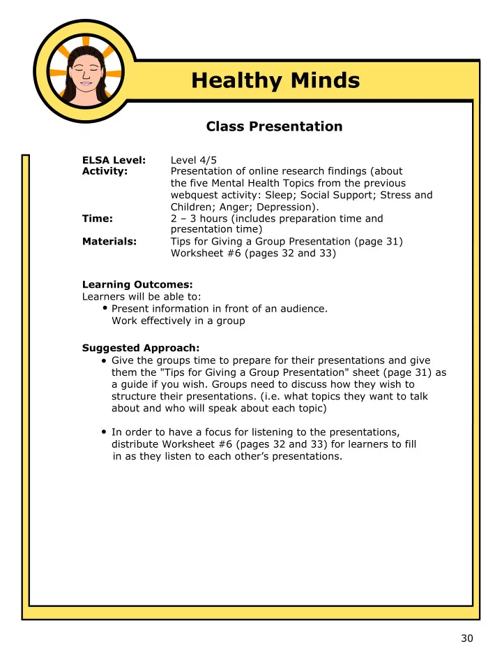 healthy minds healthy minds
