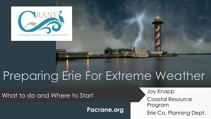 preparing erie for extreme weather