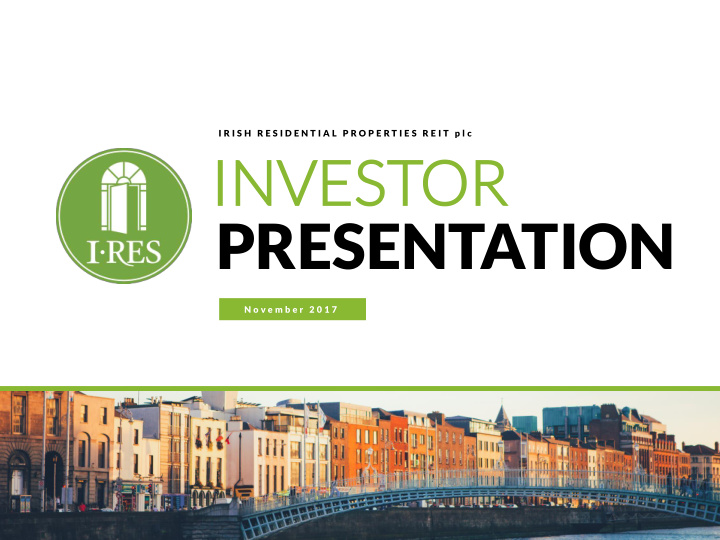 invest investor or presentation
