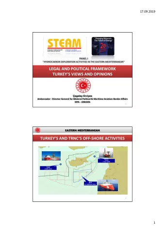 LEGAL AND POLITICAL FRAMEWORK TURKEYS VIEWS AND OPINIONS  agatay Erciyes Ambassador