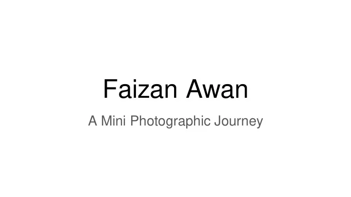 faizan awan