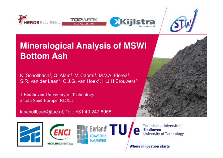mineralogical analysis of mswi bottom ash
