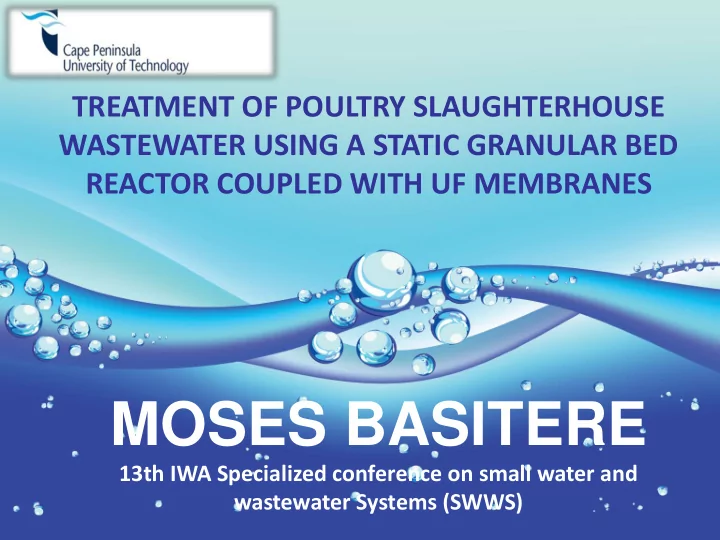 moses basitere