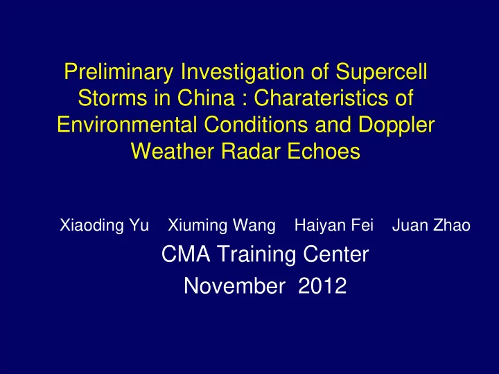 storms in china charateristics of
