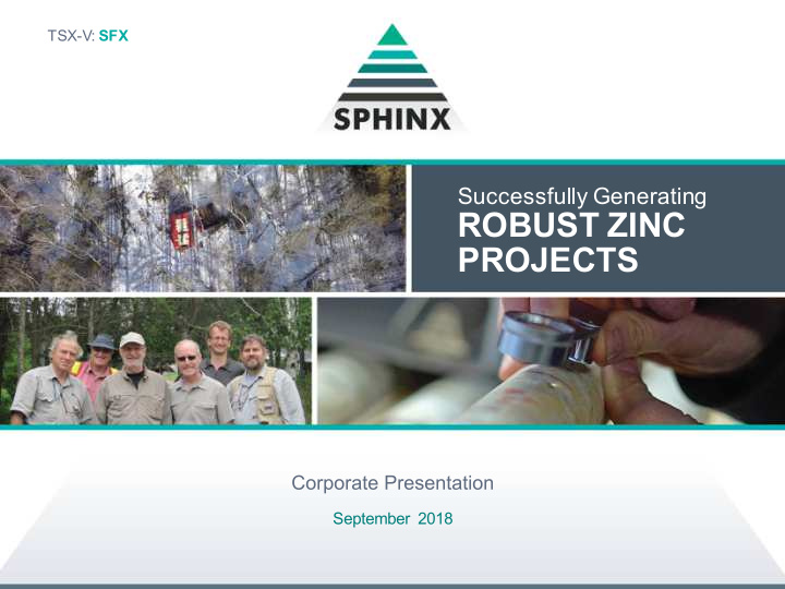 robust zinc projects