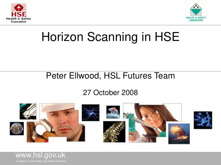 horizon scanning in hse