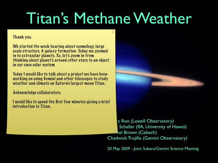 titan s methane weather