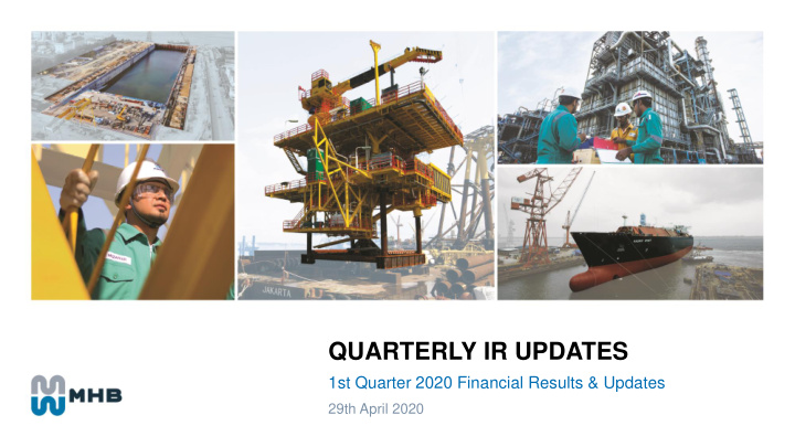 quarterly ir updates