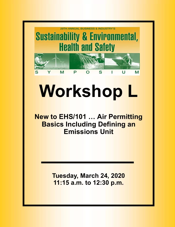 workshop l