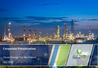 Corporate Presentation  Clean Energy For the Future  May 2019  1  Disclaimer This presentation