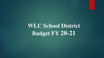 Budget FY 20-21  Welcome  Warrant Article 4- Operating Budget  To see if the Wilton-Lyndeborough