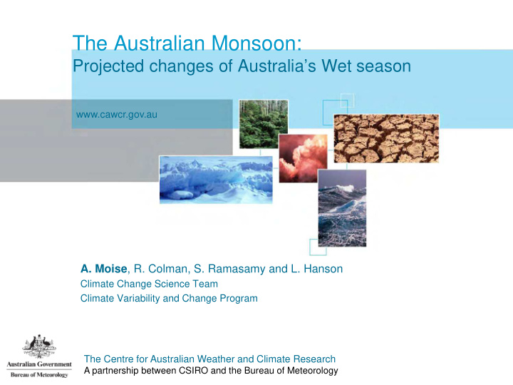 the australian monsoon