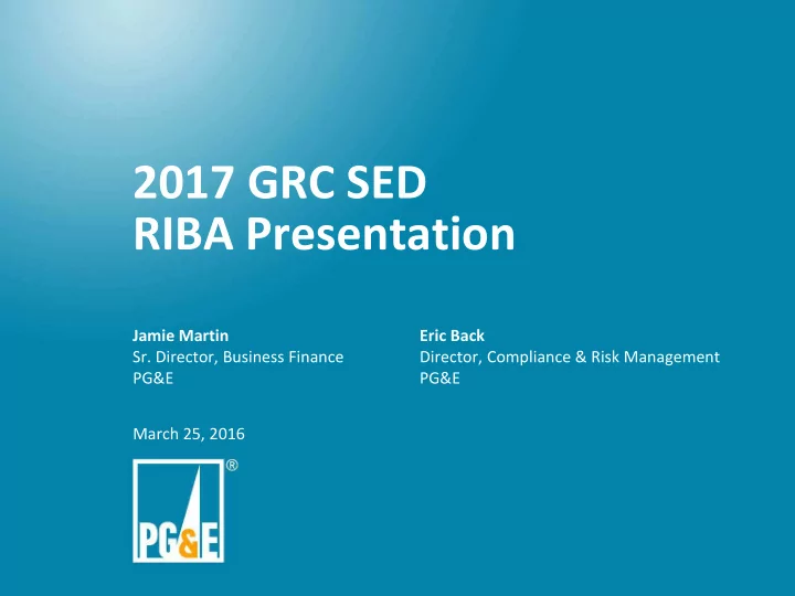 2017 grc sed riba presentation