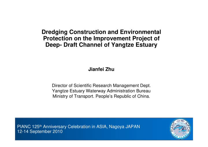 dredging construction and environmental protection on the