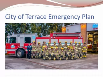 City of Terrace Emergency Plan  Interface Fires  Barrier  Kelowna  Slave Lake
